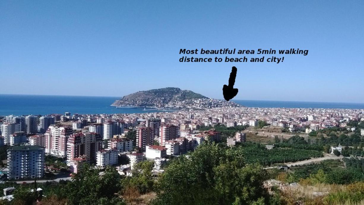 Beautiful Sultan House At Cleopatra Beach 1 With Umbrellas, Balcony, Barbecue, Private 100Mbps Wifi, Smart Tv, Table Games, Vip Trans-Fer - Beautiful Apartmenthouse Alanya Exterior foto